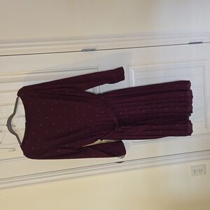 Burgundy Ann Taylor dress NWT
